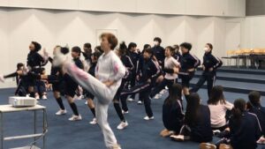 訪問ダンス授業 ｏｓｋ日本歌劇団 金蘭会高等学校中学校