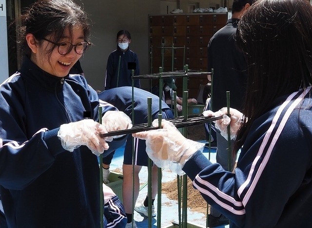 【中3・食育】KINRANファーム～土づくり～;