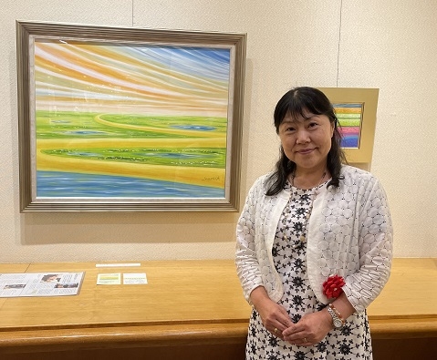 長谷川先生の絵画展のご案内;