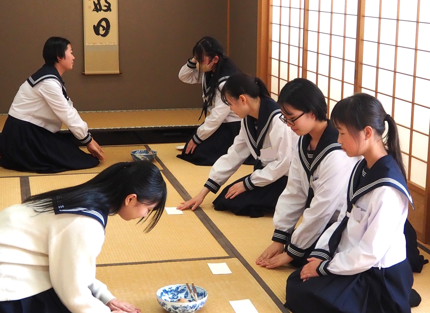 【茶道部】お茶席（蘭祭）;